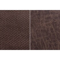 brando chocolate dark brown ottoman   