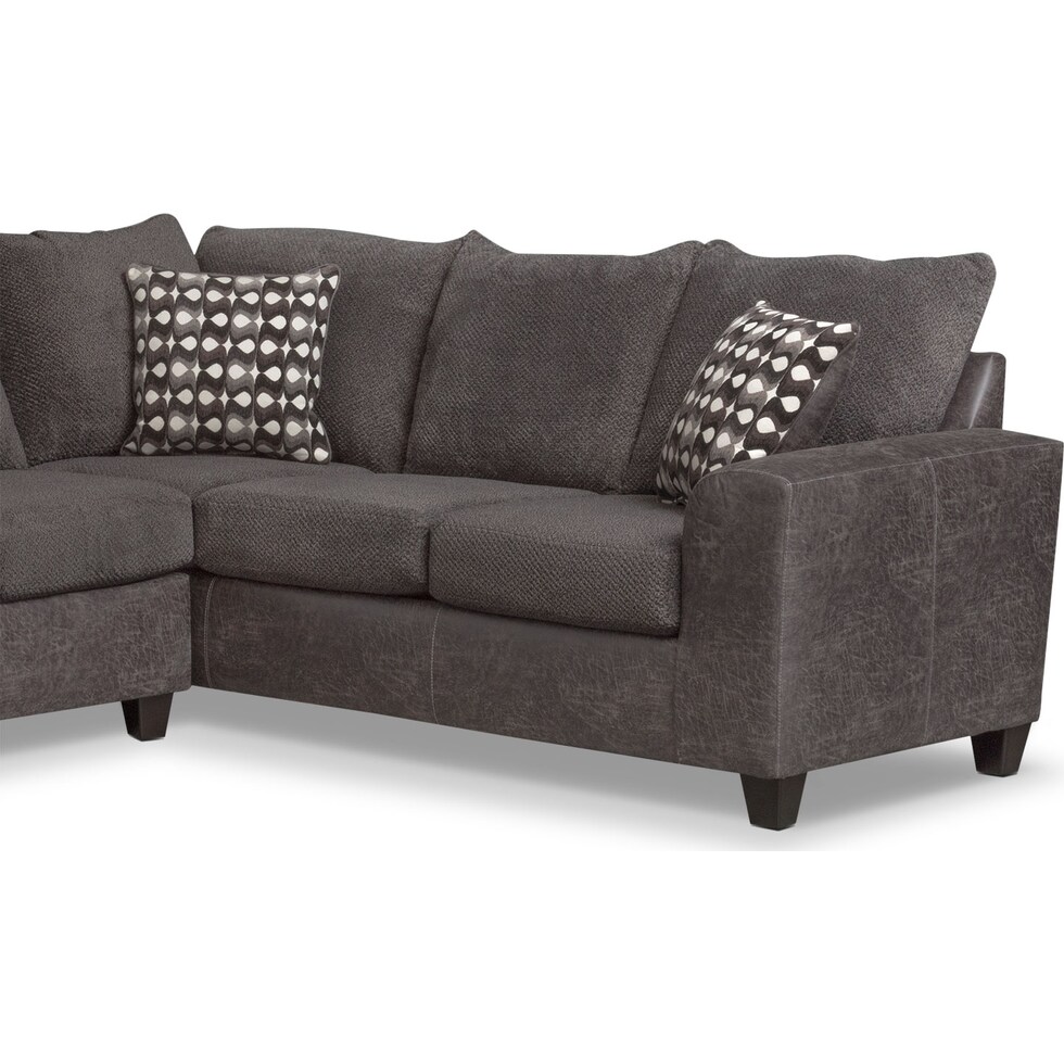 brando sectional smoke gray sectional   