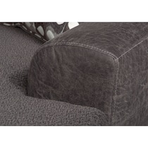 brando smoke gray sectional   
