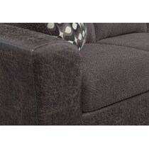 brando smoke gray sectional   
