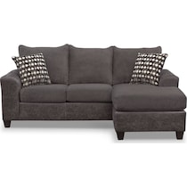 brando smoke gray sectional   