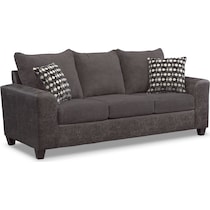 brando smoke gray sofa   