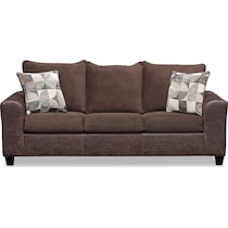 brando dark brown sofa   