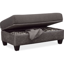brando gray ottoman   