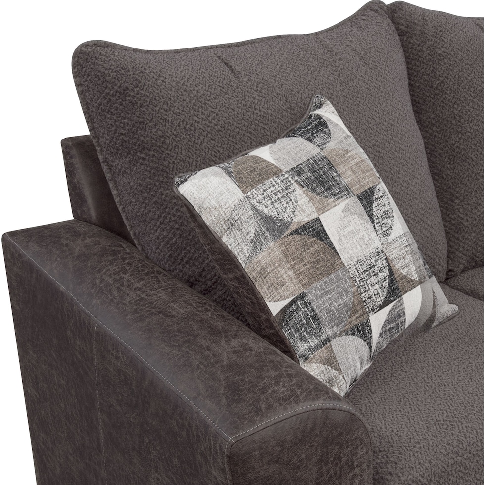 brando gray sofa   