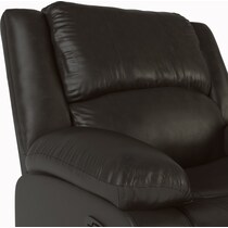 brandon dark brown manual recliner   