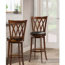 brash dark brown counter height stool   