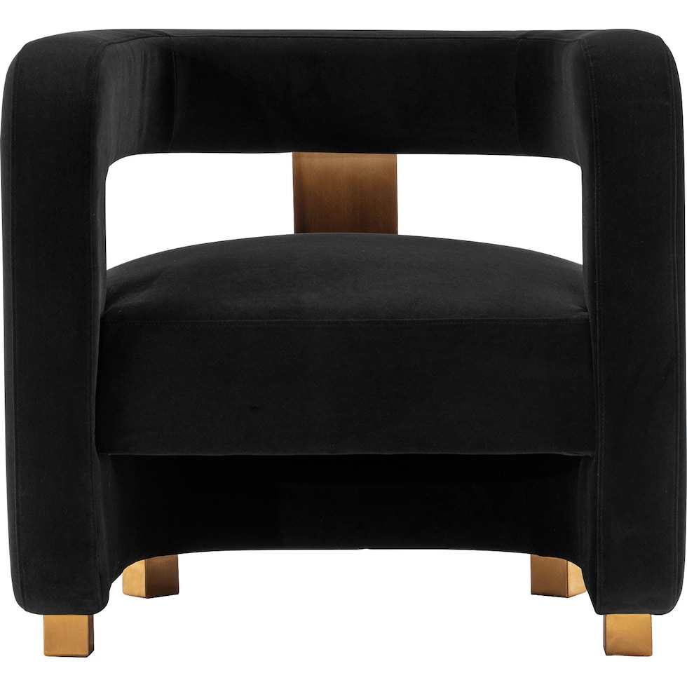 braven black accent chair   