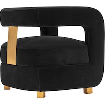 braven black accent chair   