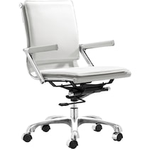 brayden white desk chair   