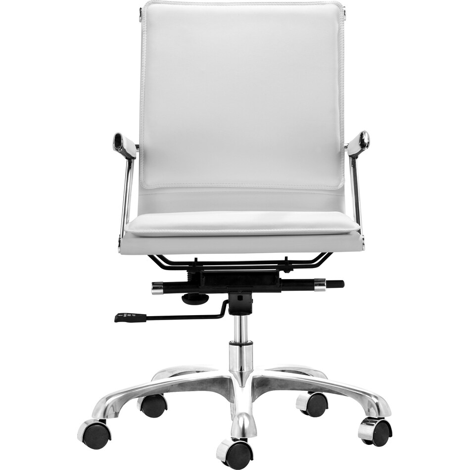 brayden white desk chair   