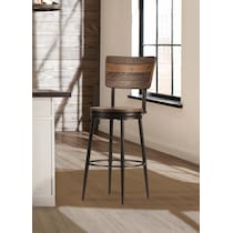 brayleigh dark brown bar stool   