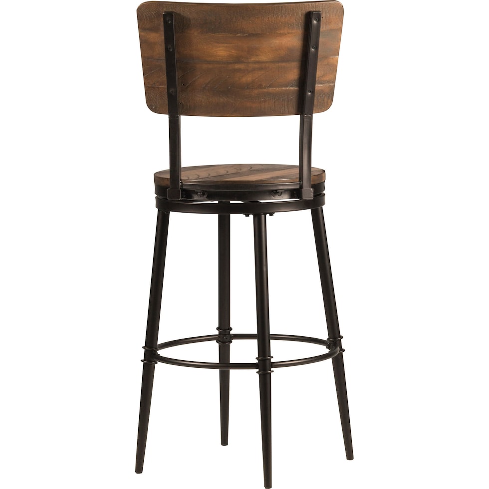 brayleigh dark brown bar stool   