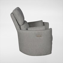 braylen gray swivel glider   