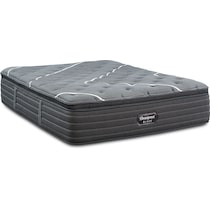 brb c class plush pillow top black full mattress   