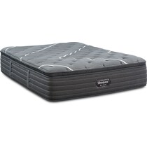 brb c class plush pillow top black twin xl mattress   