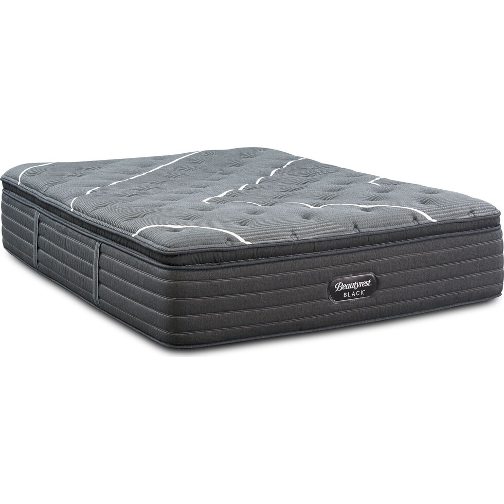 brb c class plush pillow top black twin xl mattress   