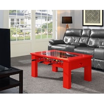 brees red coffee table   