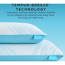 breeze white bed pillow   