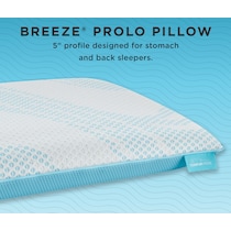 breeze white bed pillow   