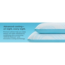 breeze white bed pillow   