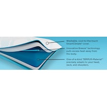 breeze white bed pillow   