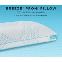 breeze white bed pillow   