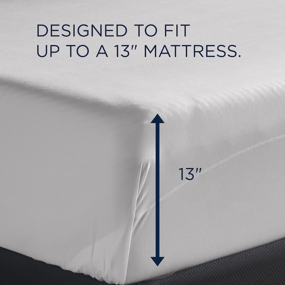 breeze white king sheet set   