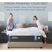 breeze white king sheet set   