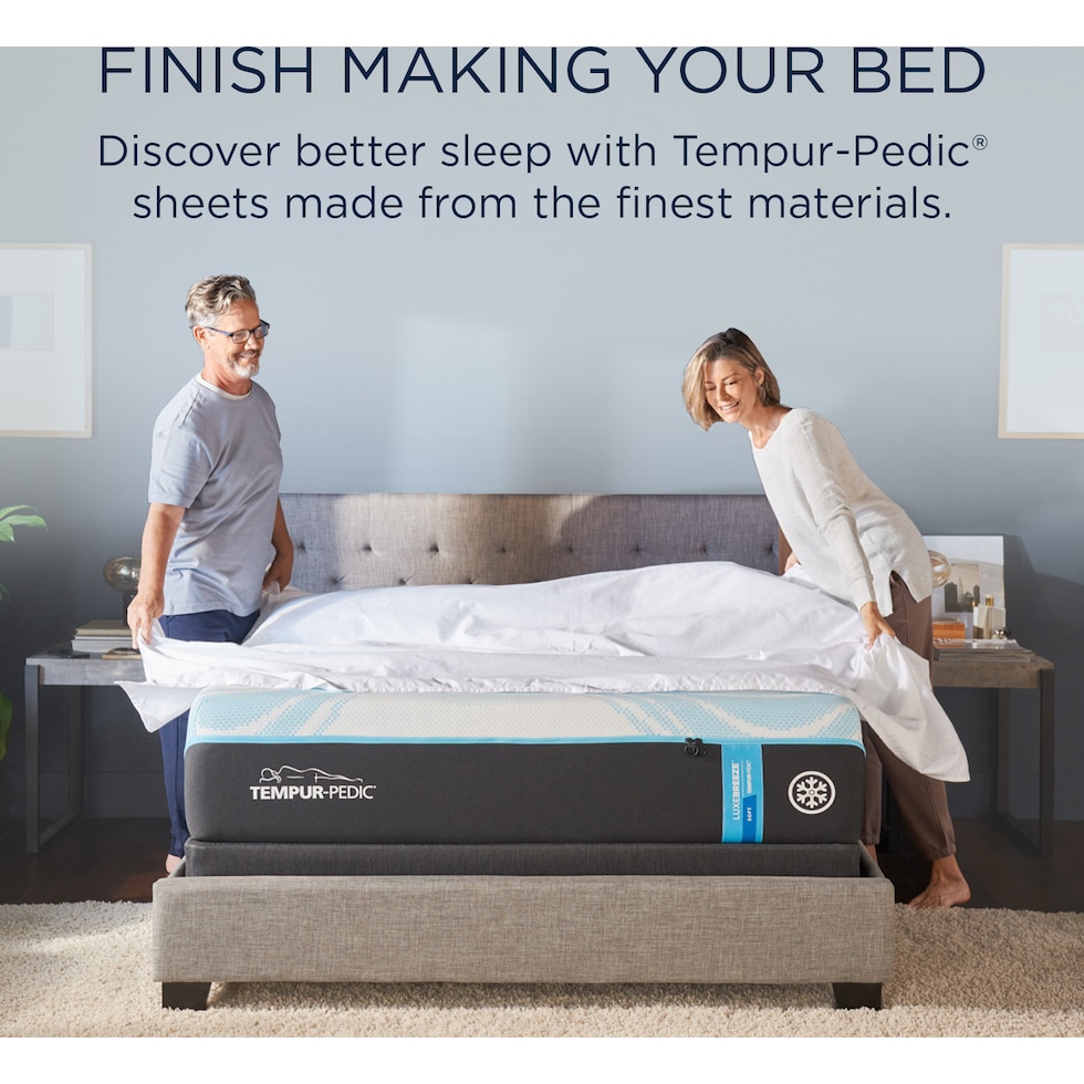 breeze white king sheet set   