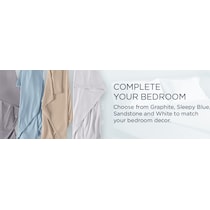 breeze white king sheet set   