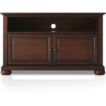 brenda dark brown tv stand   