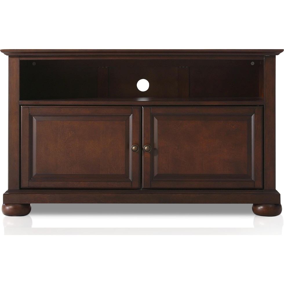 brenda dark brown tv stand   