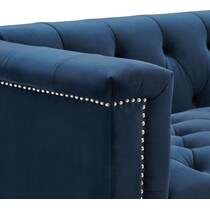 brennon blue sofa   