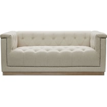 brennon light brown loveseat   