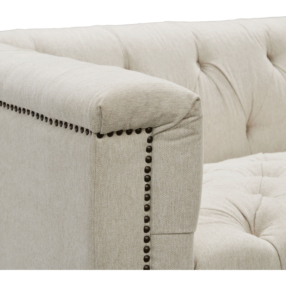 brennon light brown loveseat   