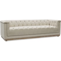brennon light brown sofa   