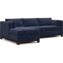brentwood blue sectional   