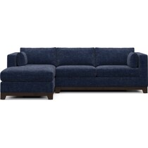 brentwood blue sectional   