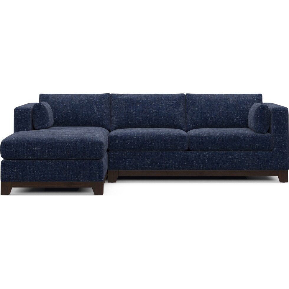 brentwood blue sectional   