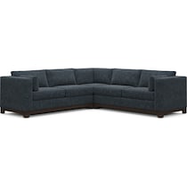 brentwood blue sectional   