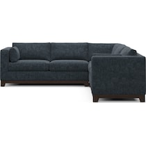 brentwood blue sectional   