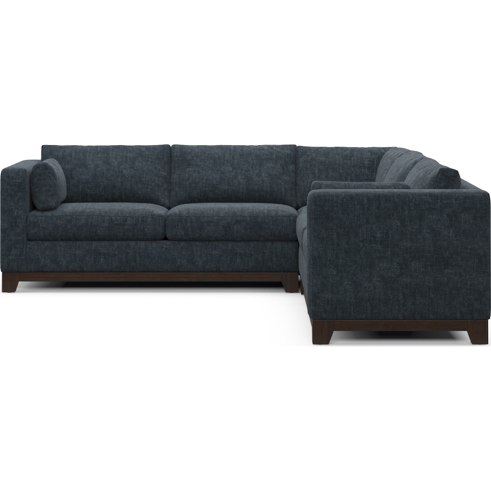 brentwood blue sectional   