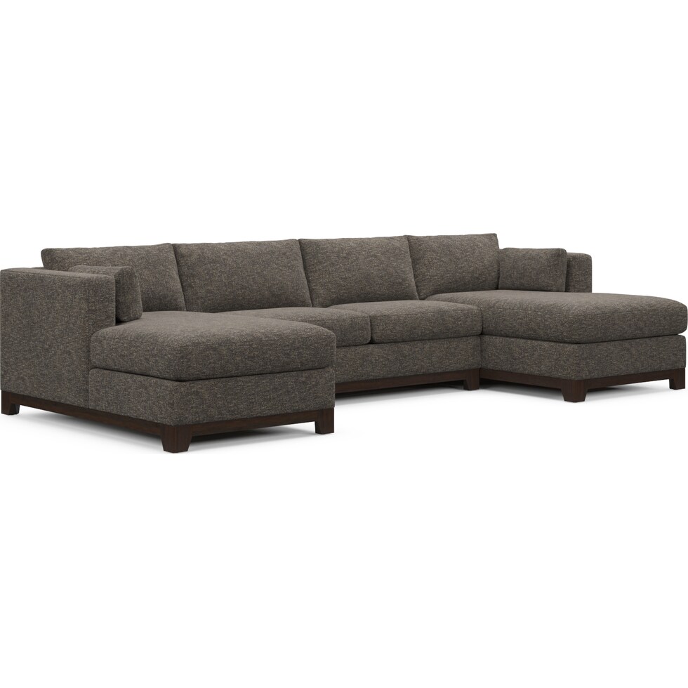 brentwood dark brown  pc living room   