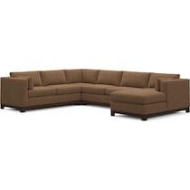 brentwood dark brown  pc living room   