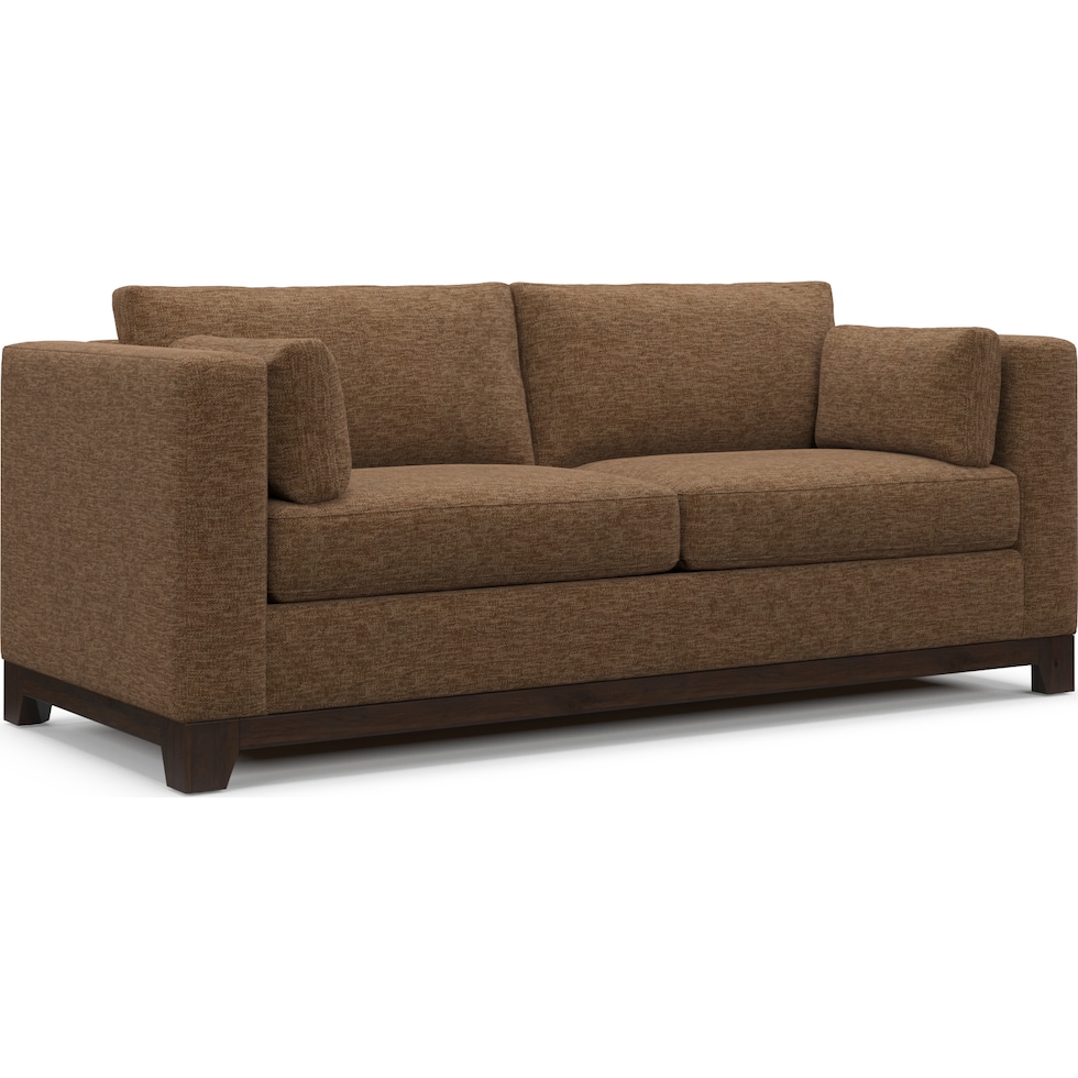 brentwood dark brown sofa   