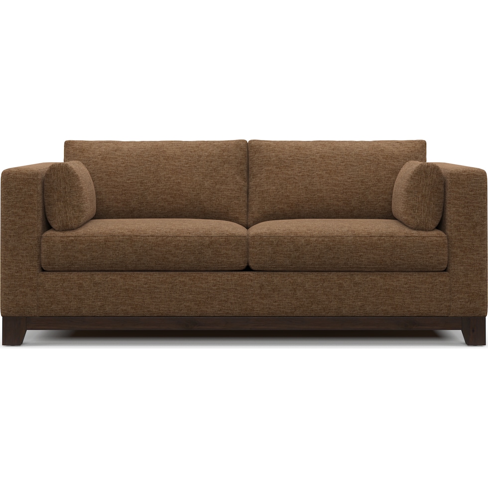 brentwood dark brown sofa   