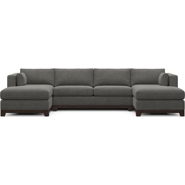 Brentwood Foam Comfort 3 Pc. Living Room - Curious Charcoal