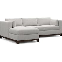 brentwood gray sectional   