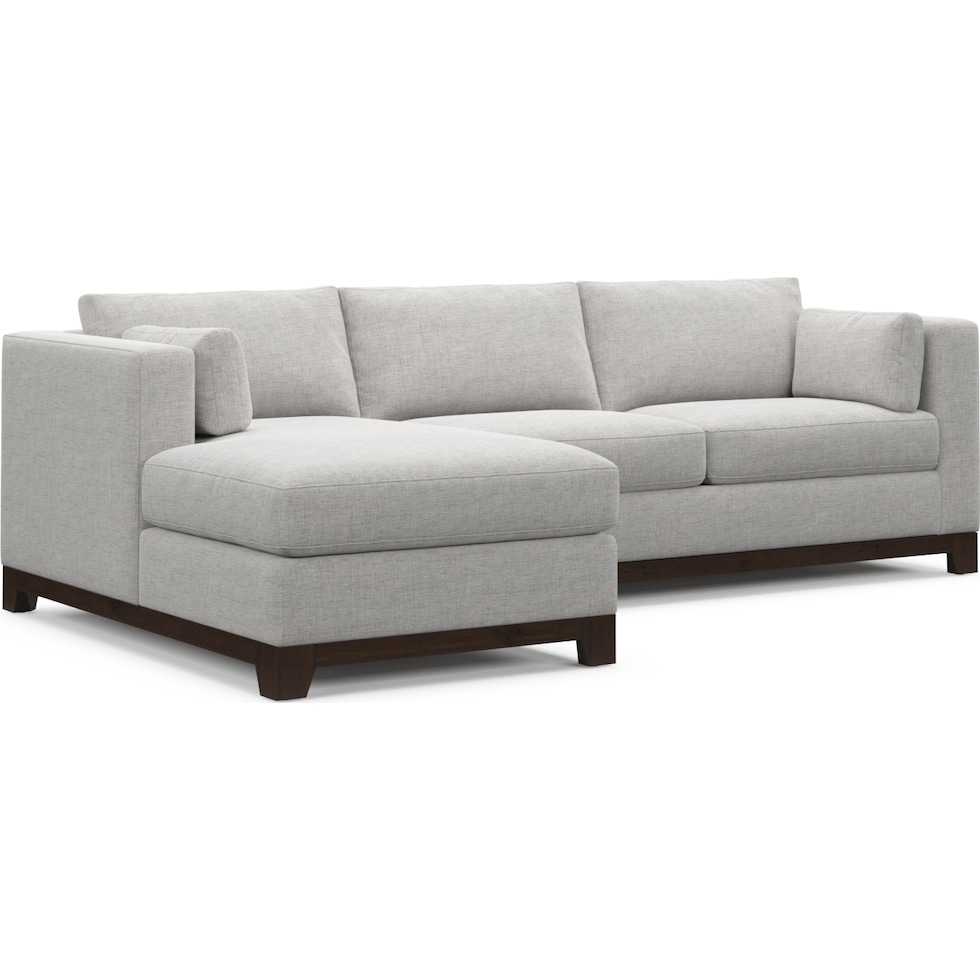 brentwood gray sectional   